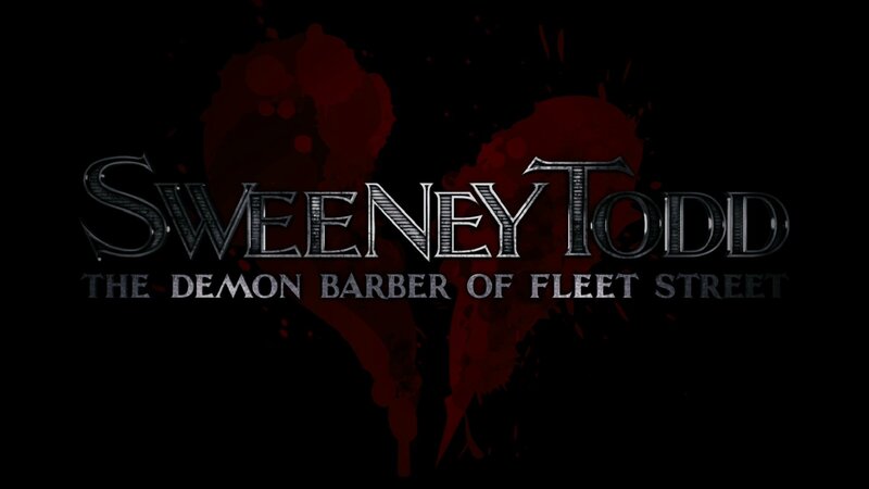 Title Card with Blood Splatters — Black