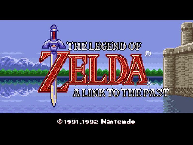Title Screen of a Video Game — Blue