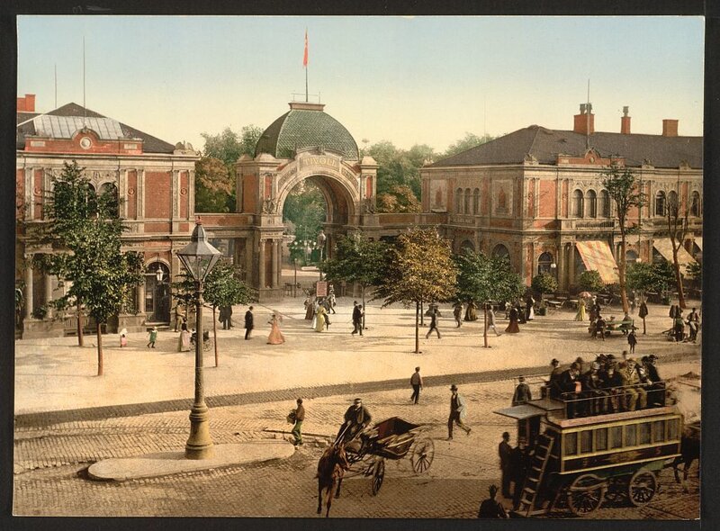 Tivoli Gardens entrance scene