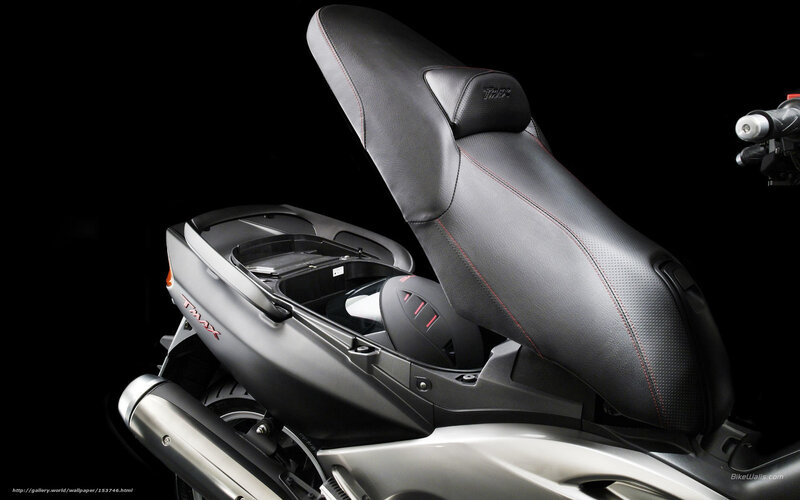 TMAX scooter storage compartment