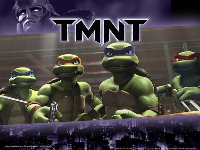 TMNT characters in city