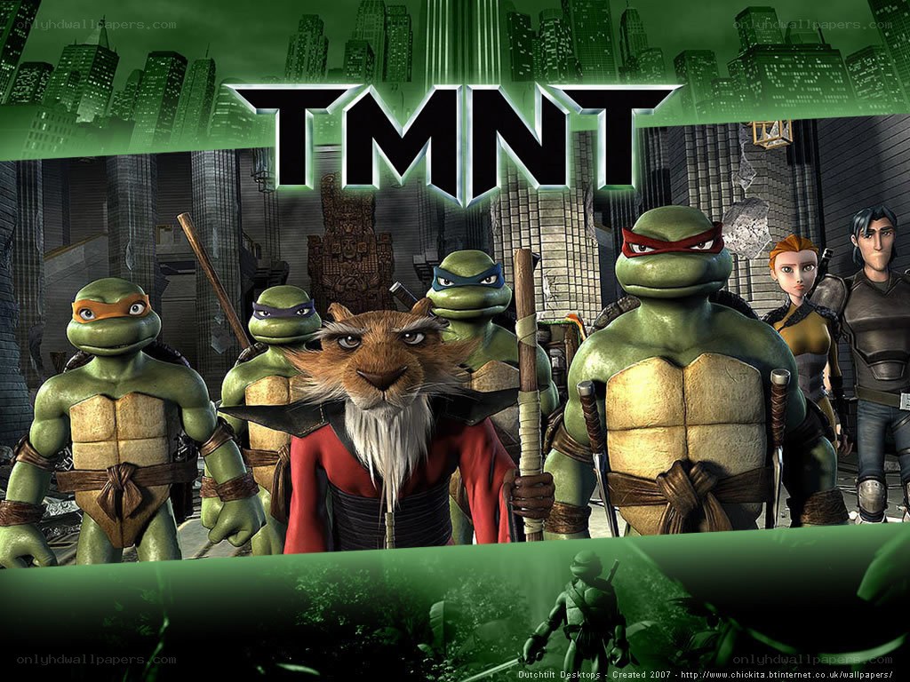 TMNT characters in city