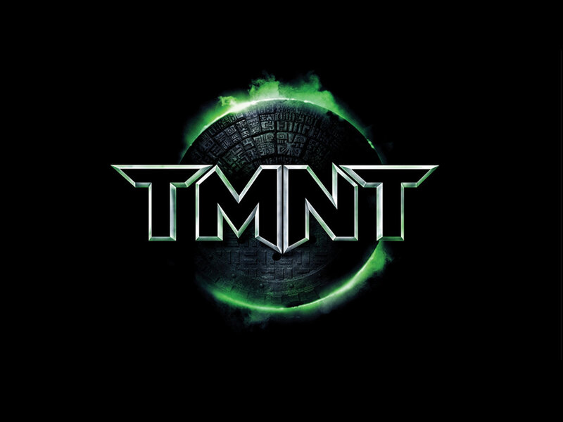 TMNT logo with green energy