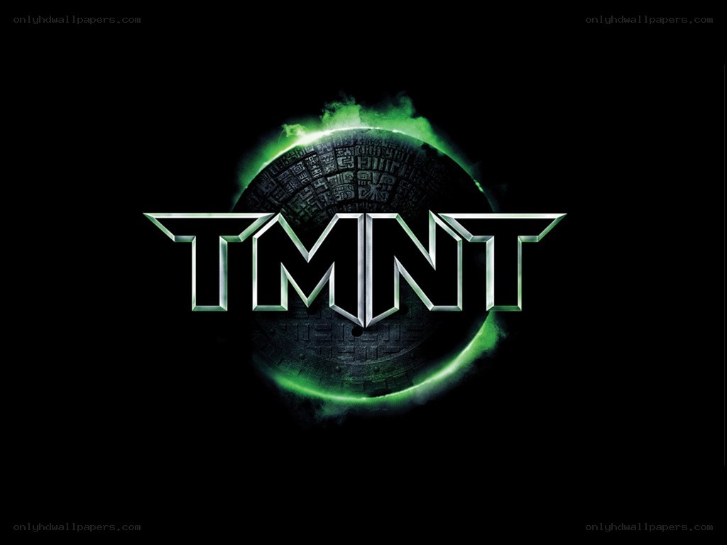 TMNT logo with green energy