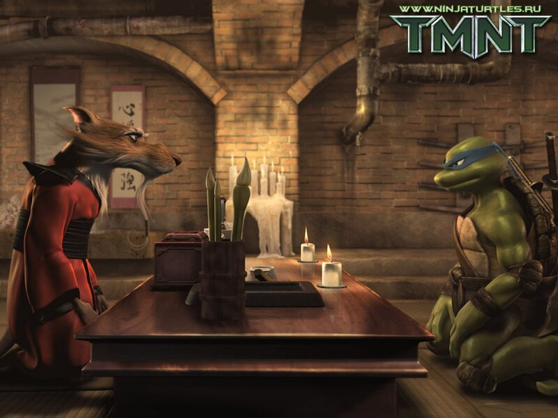 tmnt scene with master splinter