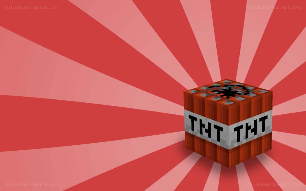 TNT block from Minecraft