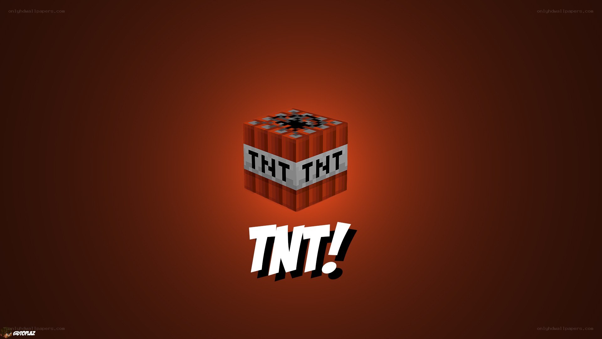 TNT block from Minecraft