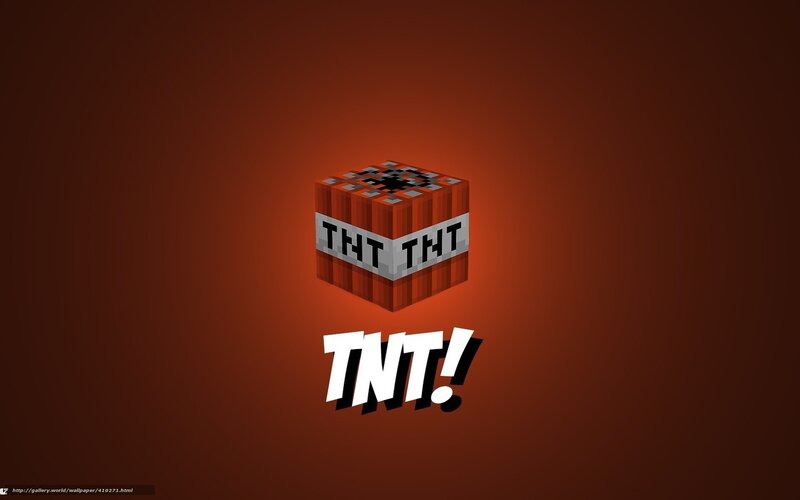 TNT block from Minecraft