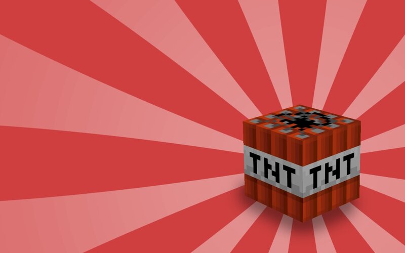 TNT Block in Minecraft — Red