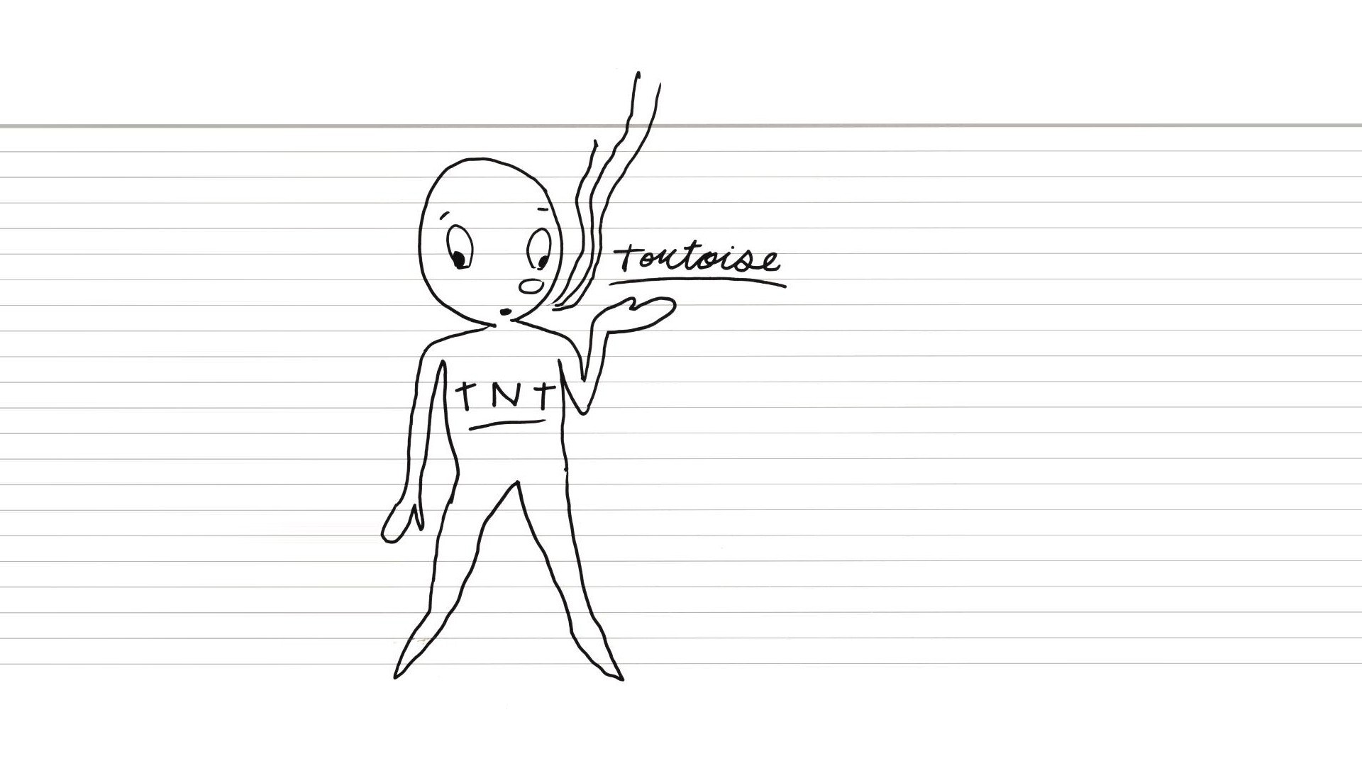 TNT character drawing
