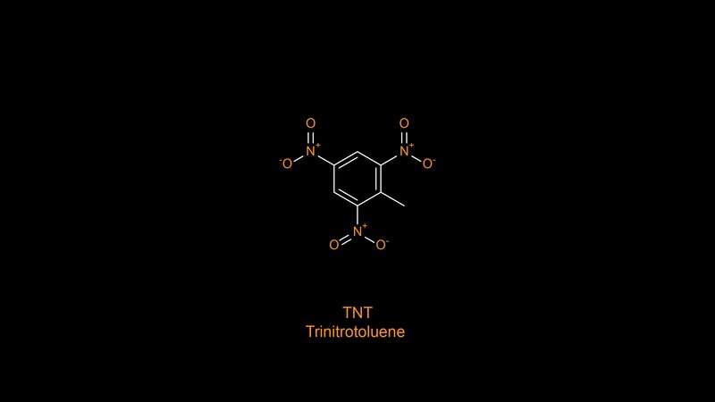 TNT Chemical Structure