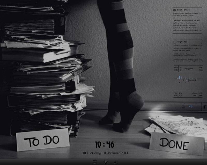 To Do and Done with a computer screen