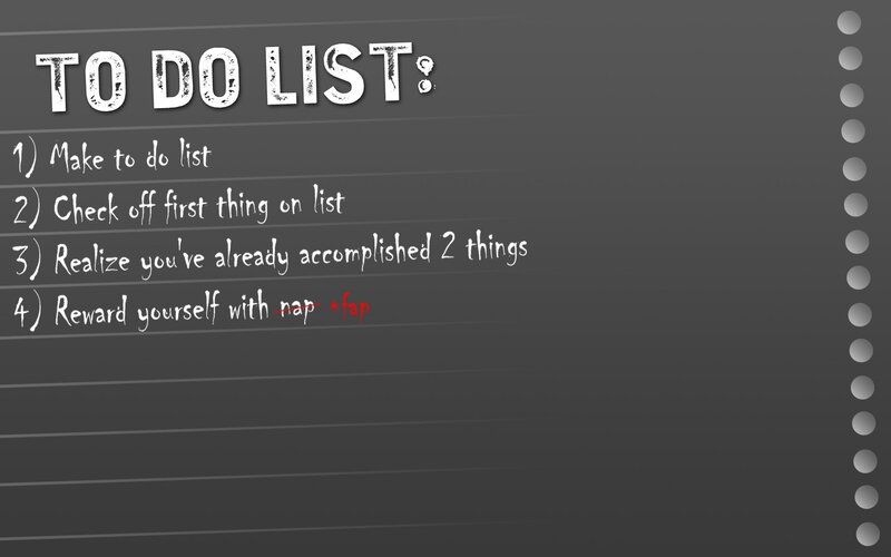 To Do List on Paper
