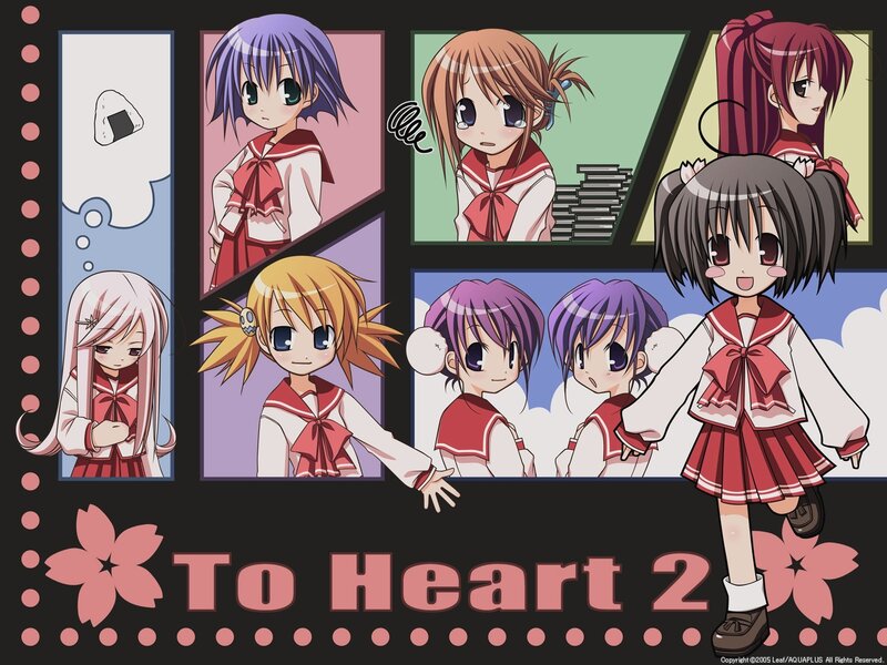 To Heart 2 character collage