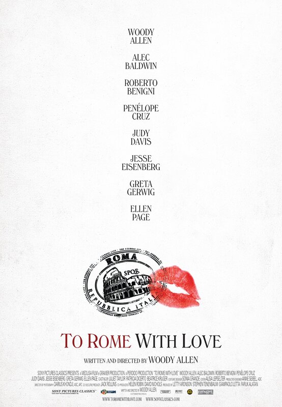 To Rome with Love movie poster