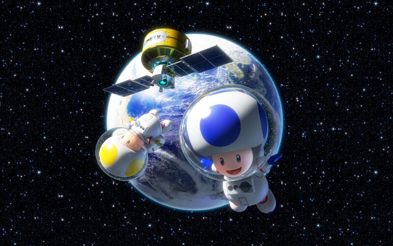 Toad Astronauts in Space