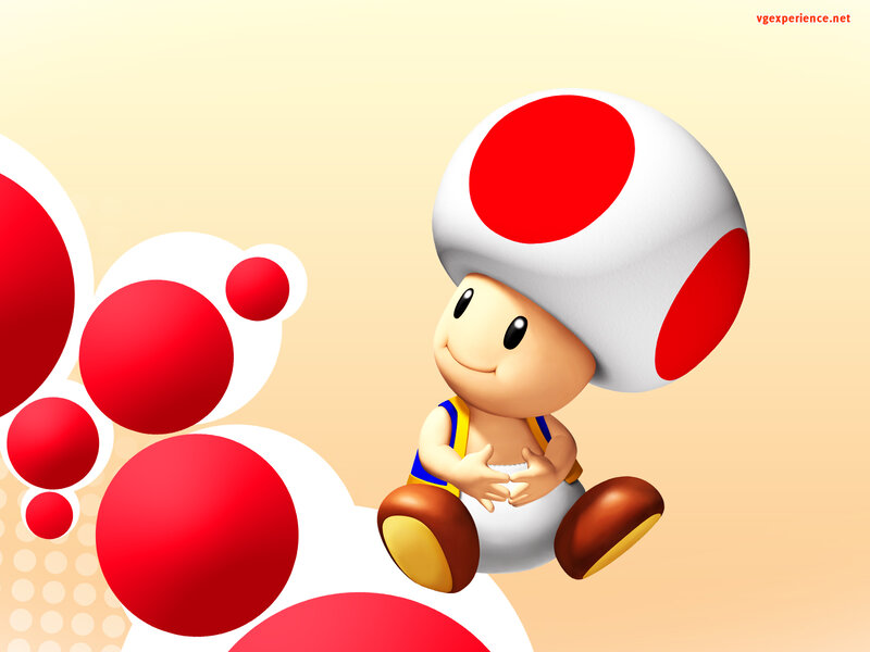 Toad character from Mario series