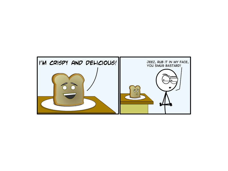 Toast comic strip
