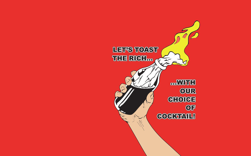 toast the rich cocktail