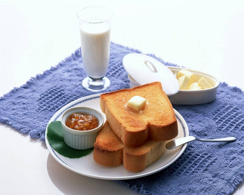 Toast with Butter and Jam