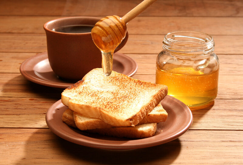 Toast with Honey