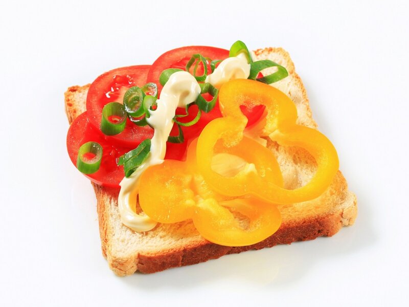 Toast with Vegetables