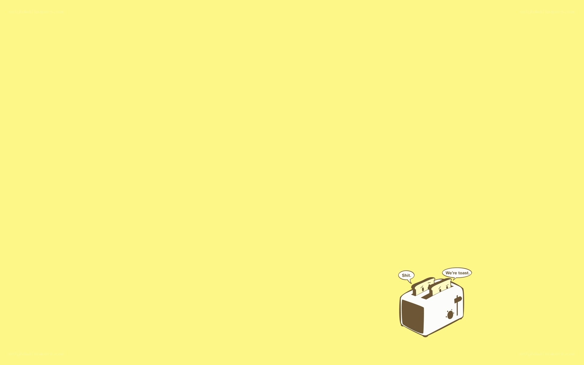 Toaster with toast