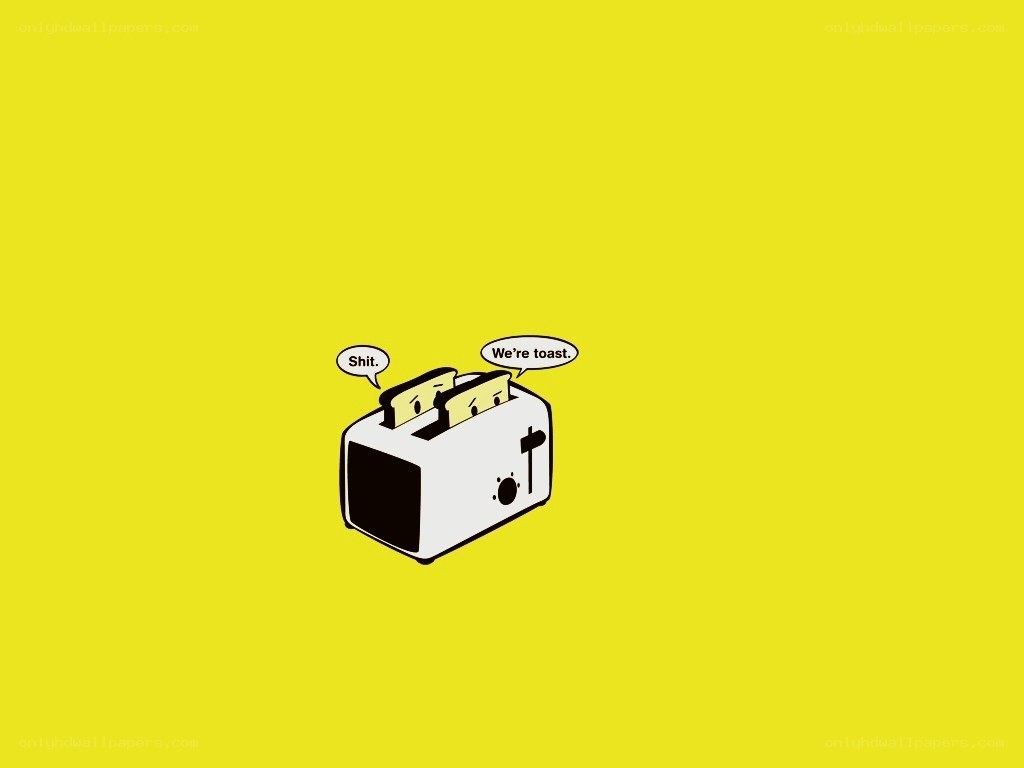 Toaster with toast