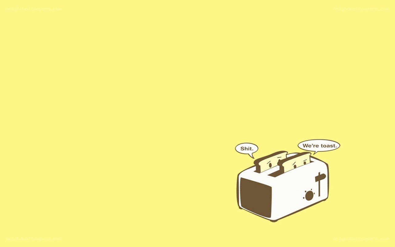 Toaster with toast slices