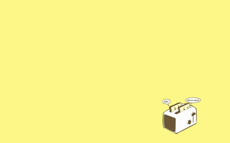 Toaster with toast slices