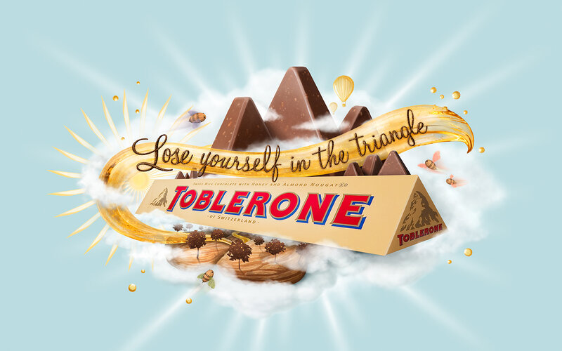 Toblerone Chocolate Bar — Blue