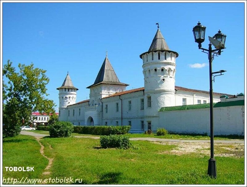 Tobolsk Kremlin on a sunny day
