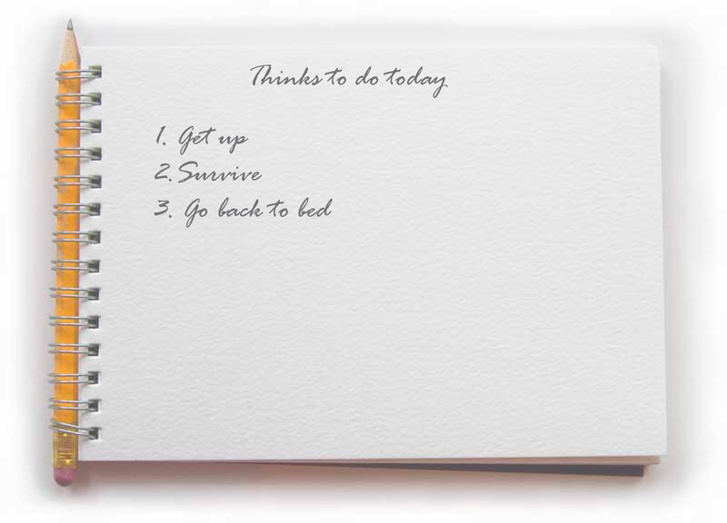 Today's to-do list