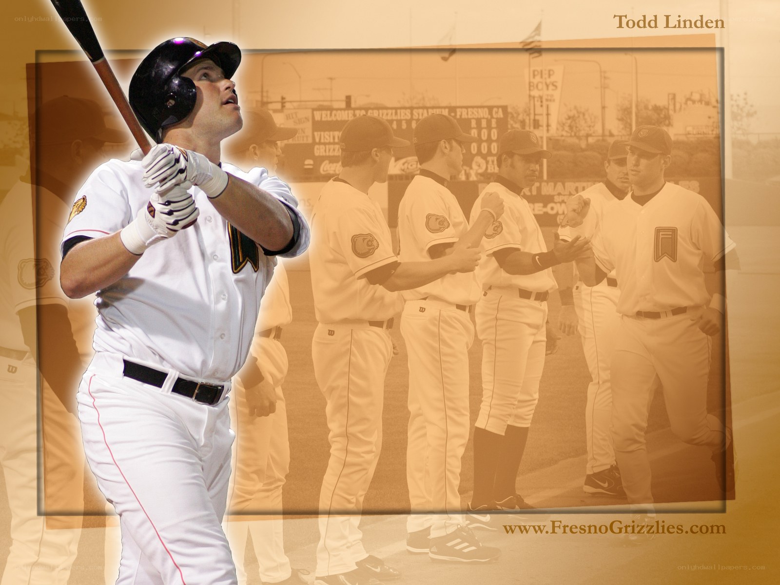 Todd Linden at bat