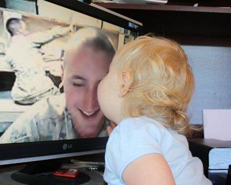 Toddler Kissing Screen