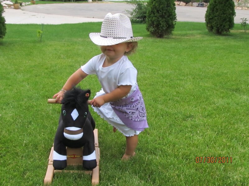 Toddler on Rocking Horse