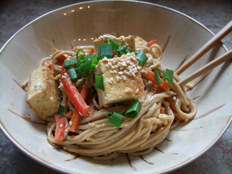 Tofu Noodle Dish