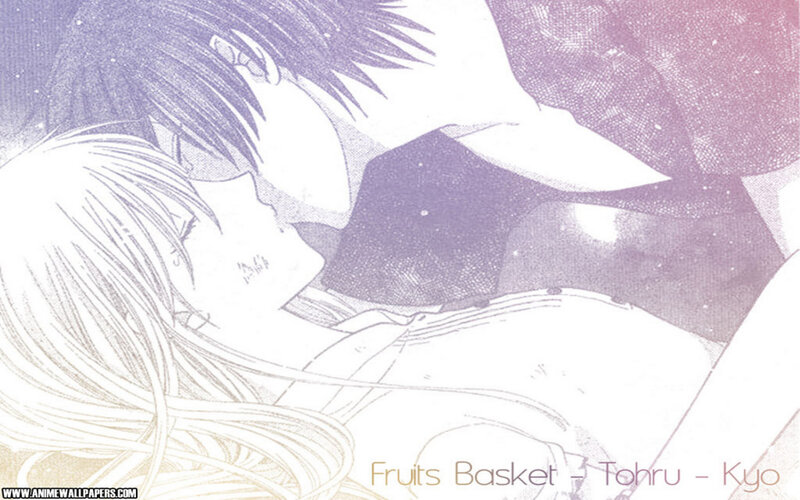 Tohru and Kyo in a tender moment