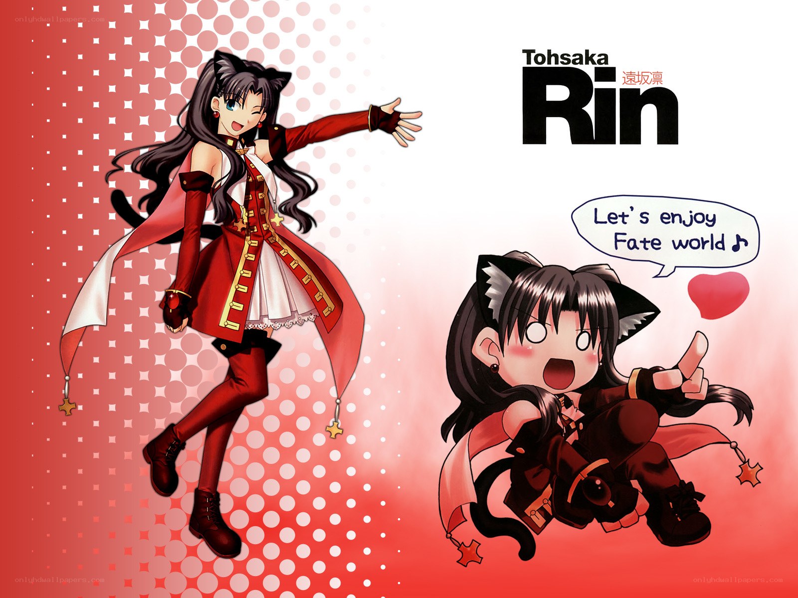 Tohsaka Rin character art