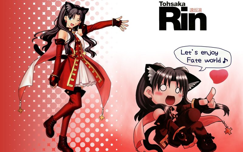 Tohsaka Rin character art