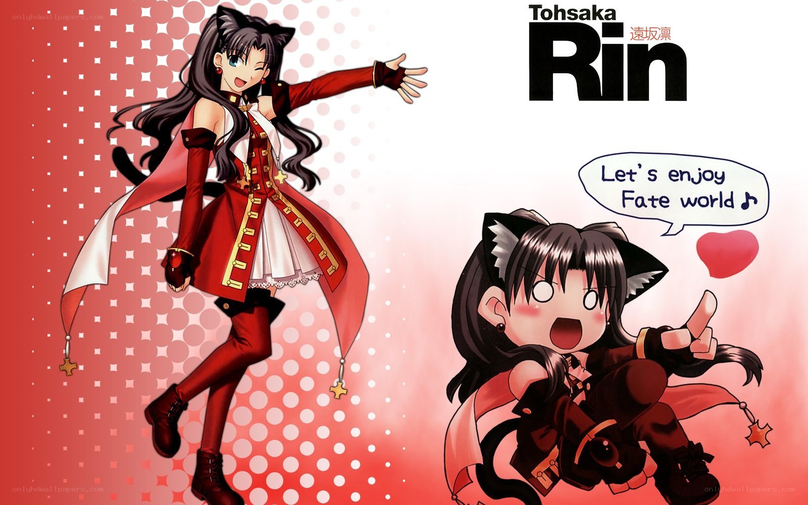 Tohsaka Rin character art