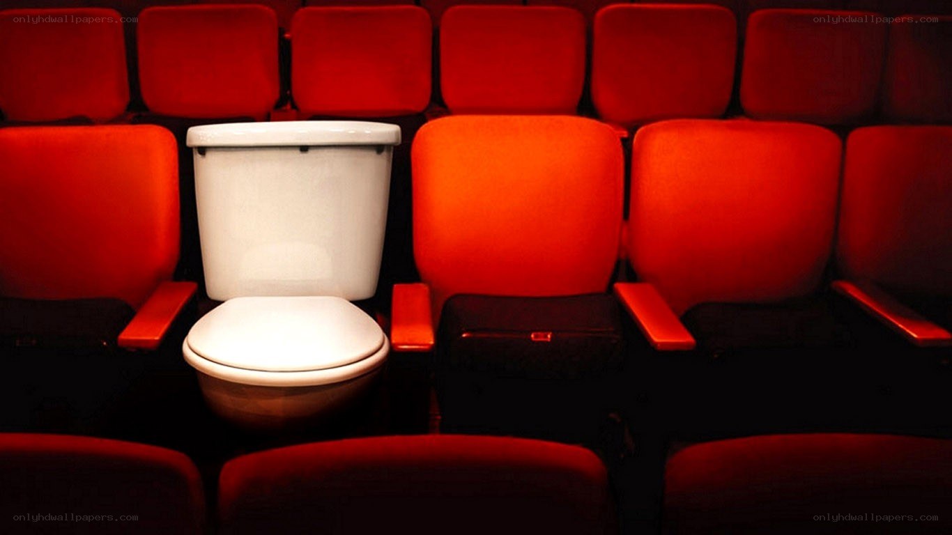 Toilet in a theater