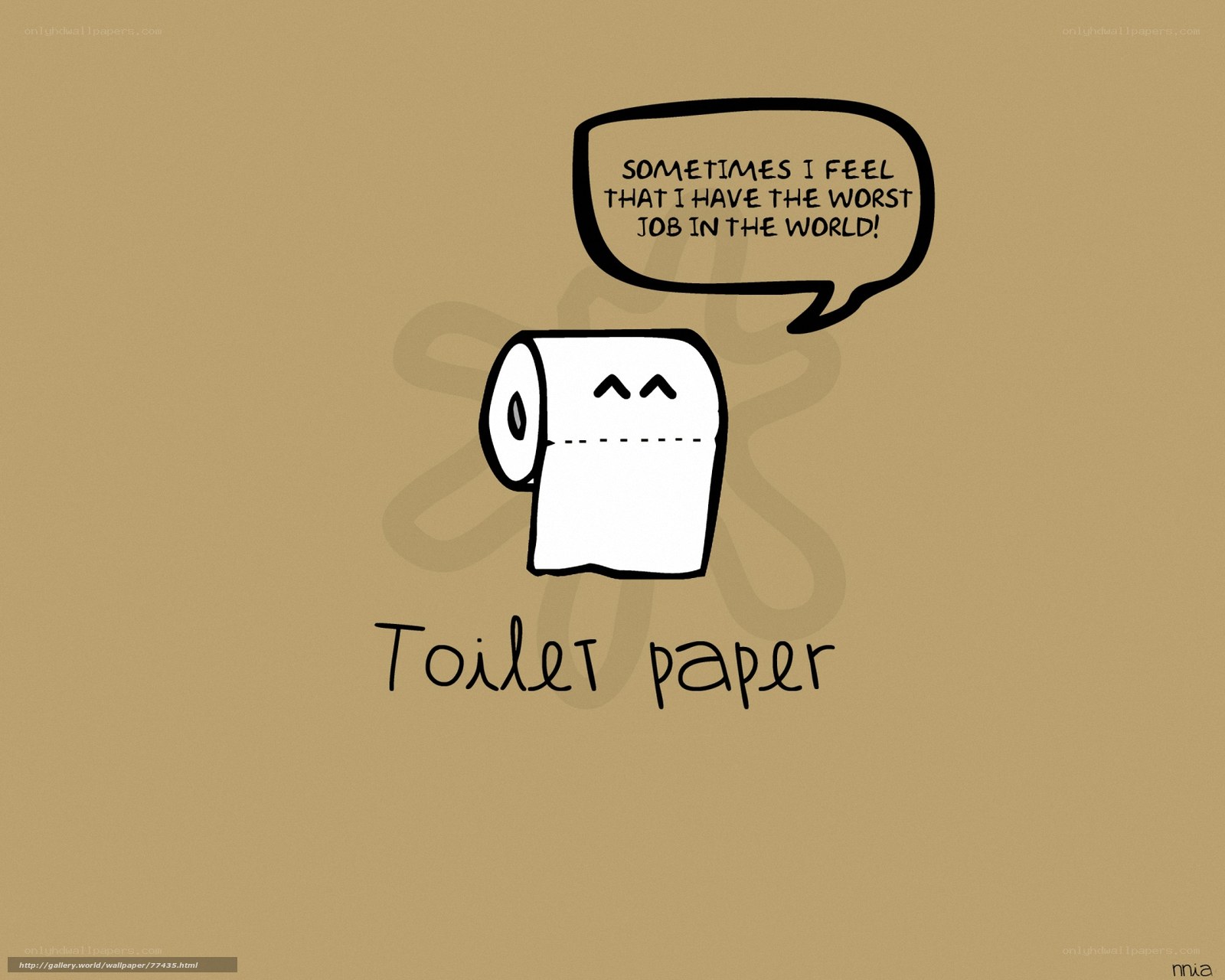Toilet paper comic
