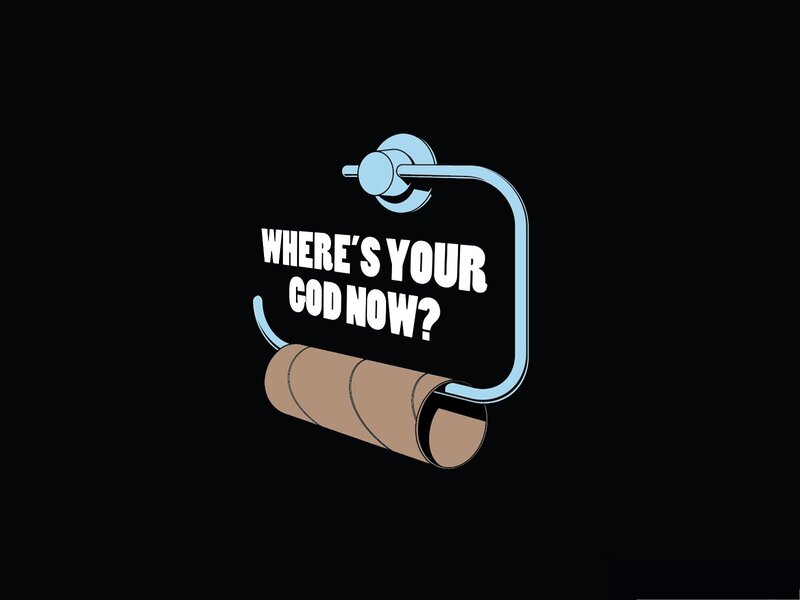Toilet Paper Holder — Black