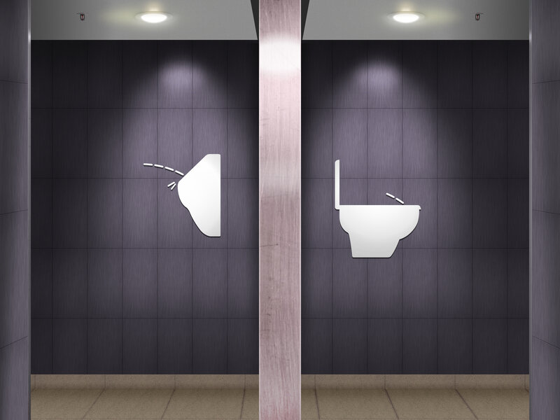 Toilet Stall Signs