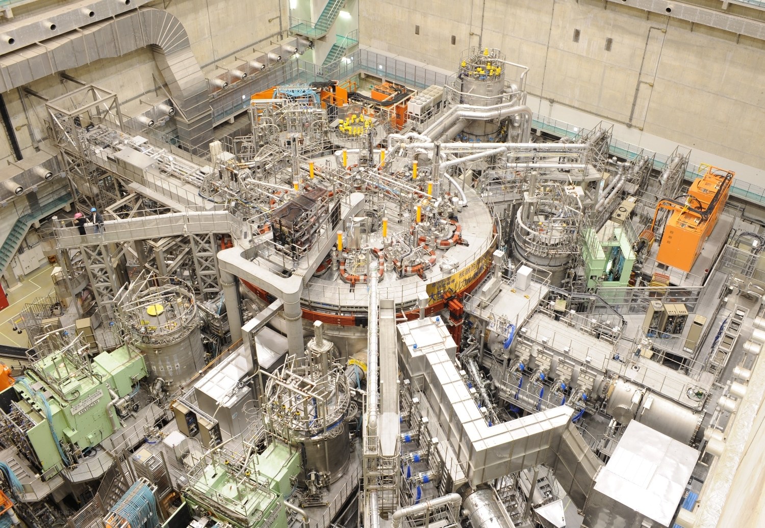 Tokamak fusion reactor interior