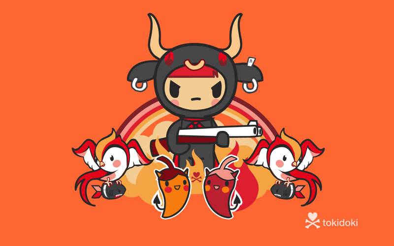 Tokidoki Bull Character Art