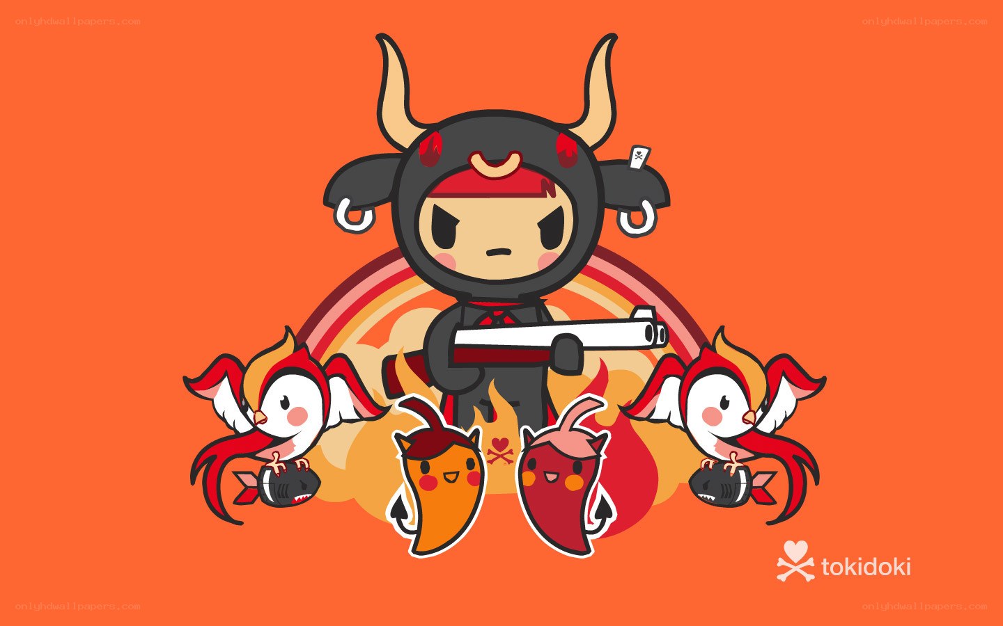 Tokidoki Bull Character Art