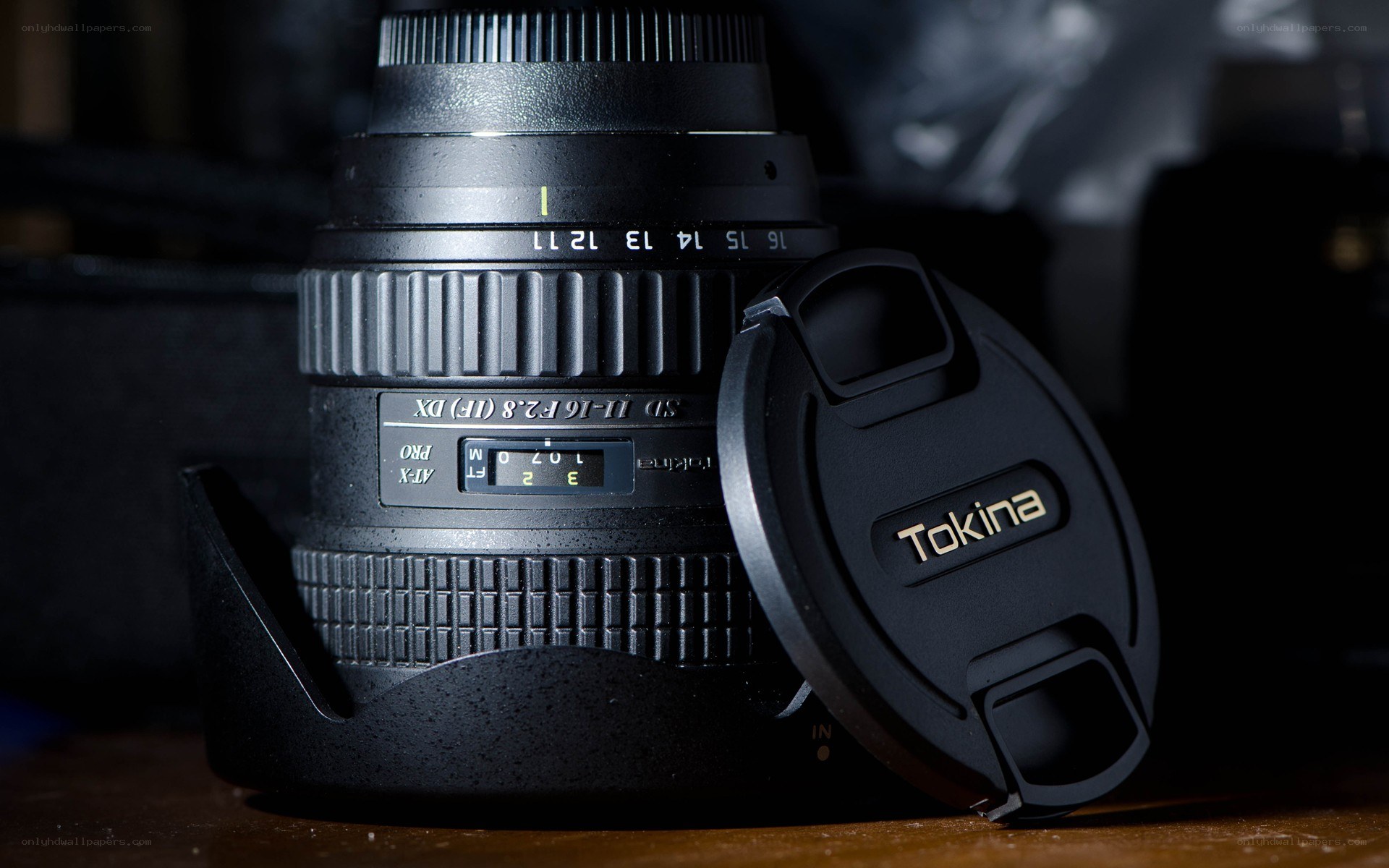 Tokina lens with cap