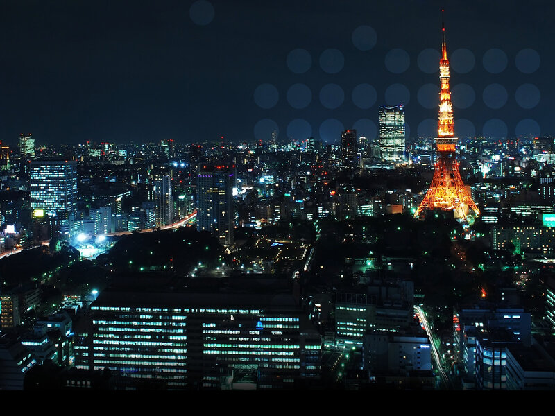 Tokyo at night with Tokyo Tower